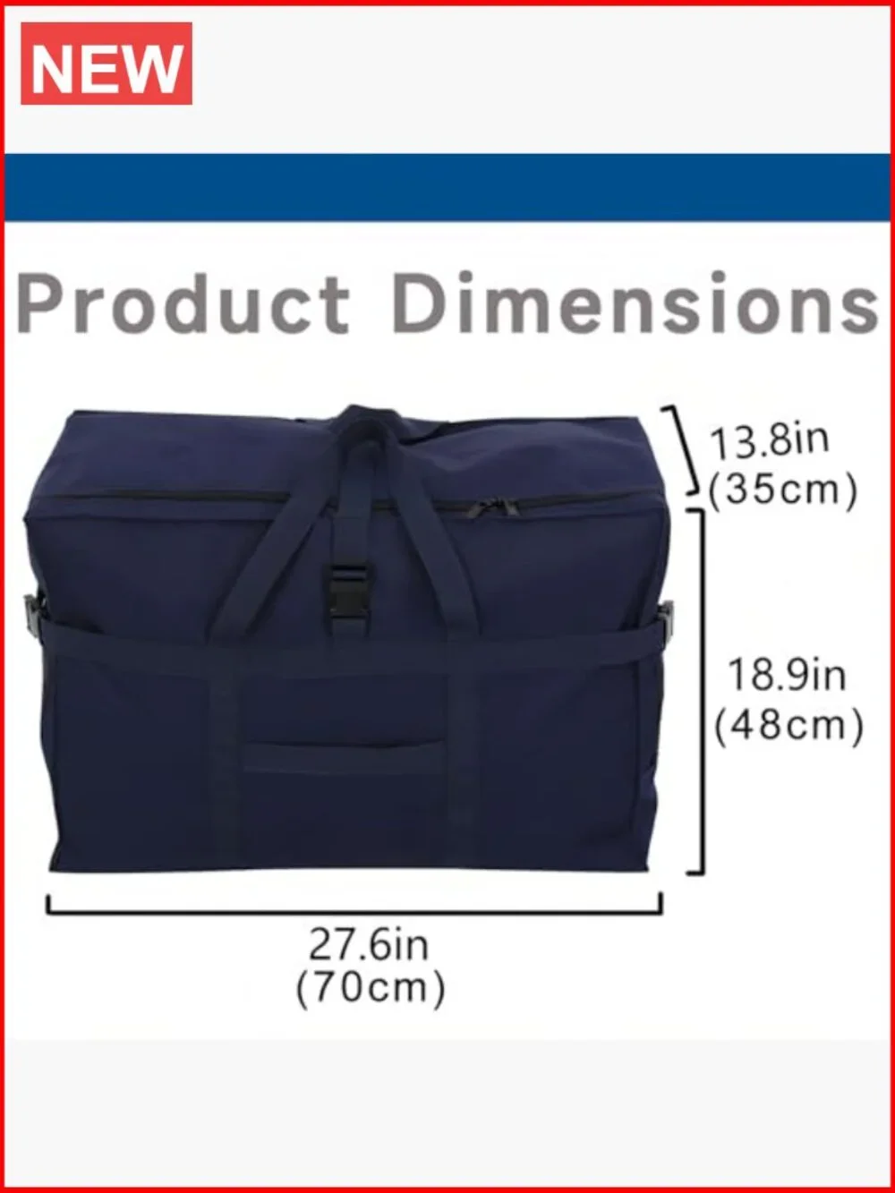 Large Waterproof Carry On Weekend Duffle Bag for Travel Camping